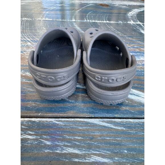 Crocs, Gray,  Kids/Toddler shoes, size 5 - Picture 2 of 6